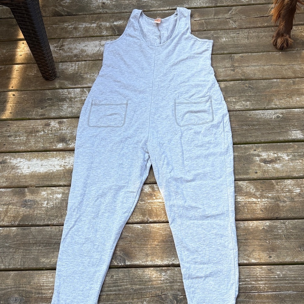 Smash + Tess Gray Sleeveless Jumpsuit size XS
